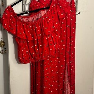 No Boundaries - Ruffle Skirt 2 peice set